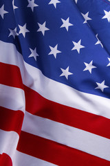 Vertical American flag