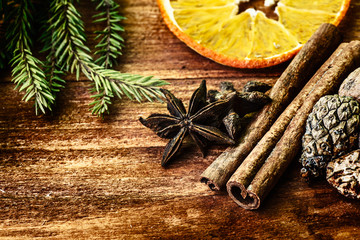 Ingredients for mulled wine