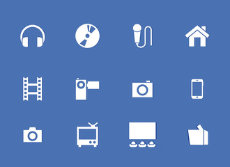 Audio video icons