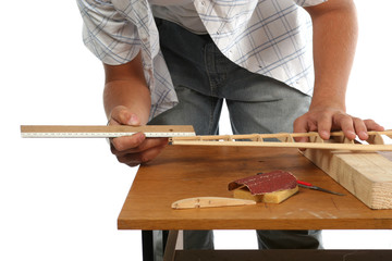 Boy with an airplane