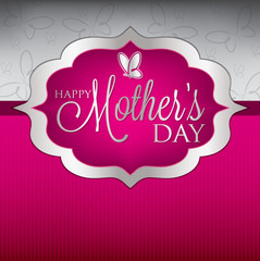 Elegant Mother's Day card in vector format.