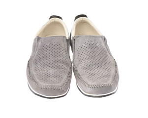 Moccasins isolated on white background