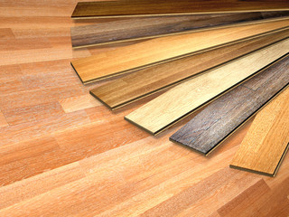 New oak parquet
