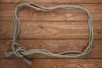 frame of rope