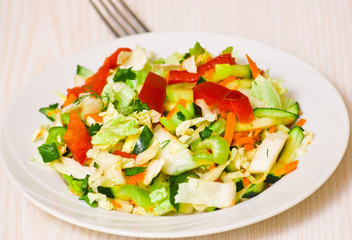 fresh vegetable salad