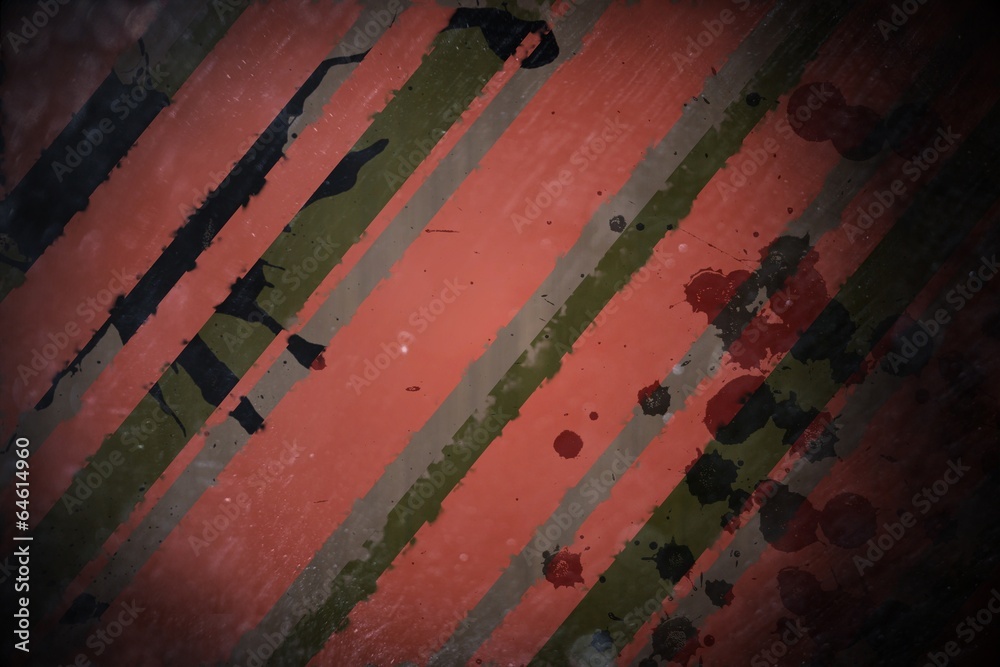 Poster linear design with paint splashes