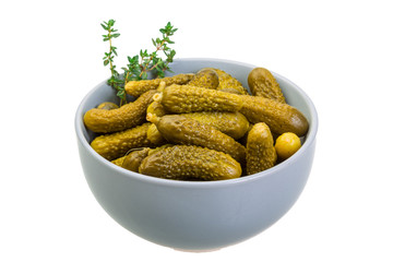 Marinated cucumbers