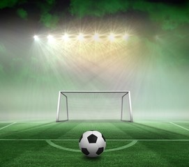 Black and white football