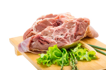 Raw lamb