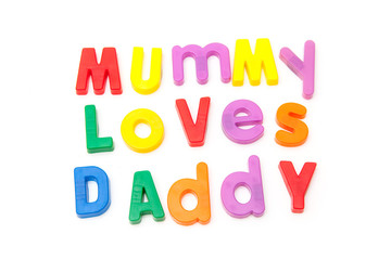 Mummy loves Daddy