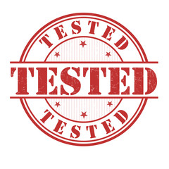 Tested stamp