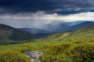Storm in the mountains