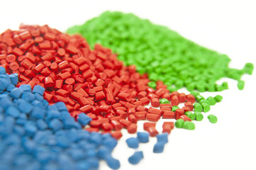 plastic polymer granules