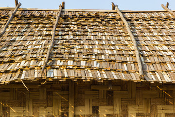 Bamboo roof