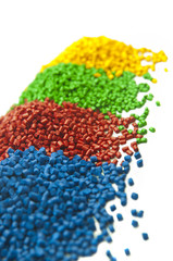 plastic polymer granules