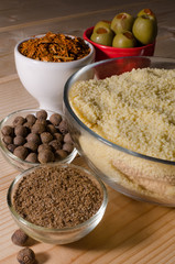 Spices and olives