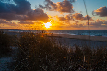 Sonnenuntergang an der Nordsee