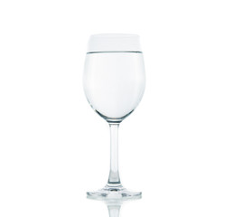 Glass water clear isolate