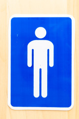 Toilet sign