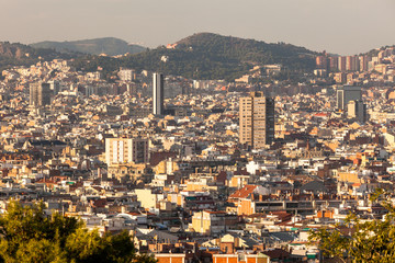 Obraz premium Panorama di Barcellona, Spagna