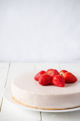 cheesecake with strawberry
