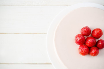 cheesecake with strawberry
