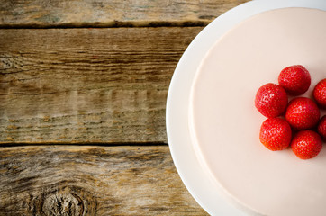 cheesecake with strawberry