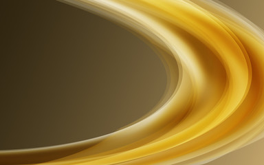 amazing abstract motion gold waves background rectangular