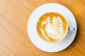 Latte coffee