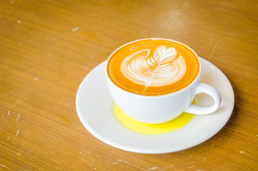 Latte coffee