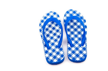 Flip flops isolated white background