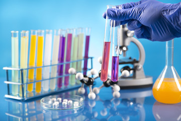 Workplace modern laboratory for molecular biology test - 64626132