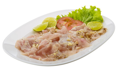 Swordfish carpaccio