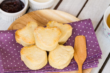 homemade bear shape scone