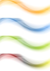 Colorful banners. Gradient mesh