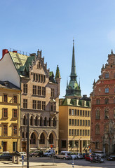 Fototapeta premium Square in Gamla Stan, Stockholm