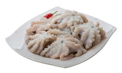 Raw octopus