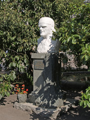 Crimea. The monument to the winemaker A. A. Egorov (1874-1969)