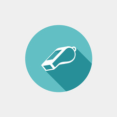 Whistle flat icon