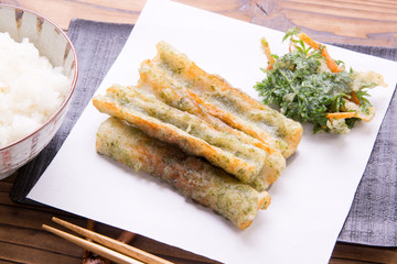 竹輪の磯辺揚げ