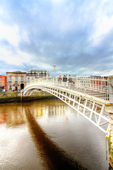 Dublin, Ha'Penny Bridge HDR