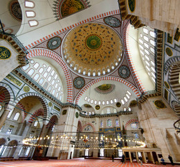 Fototapeta na wymiar La mosquée de Soliman à Istanboul