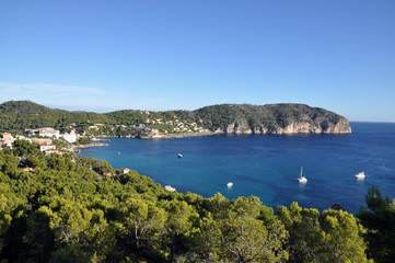 Fototapeta na wymiar camp de mar, Mallorca