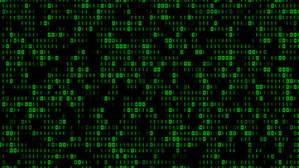 Cool Digital Binary Matrix Effect