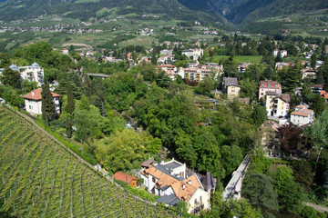 Obraz premium Meran, Południowy Tyrol, Włochy