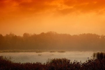 Sunrise on the lake