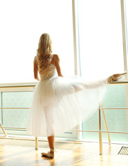 Beautiful balerina practicing in ballet class © Africa Studio