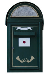 isolated oldfashioned mail box in tallinn