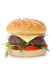 Hamburger with cheese