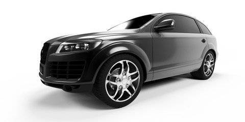 3d rendered illustration of a SUV coupe